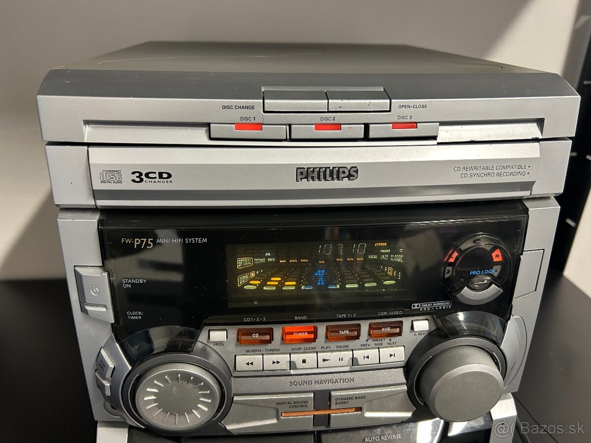Predám hi-fi vežu PHILIPS FW-P75 - 4