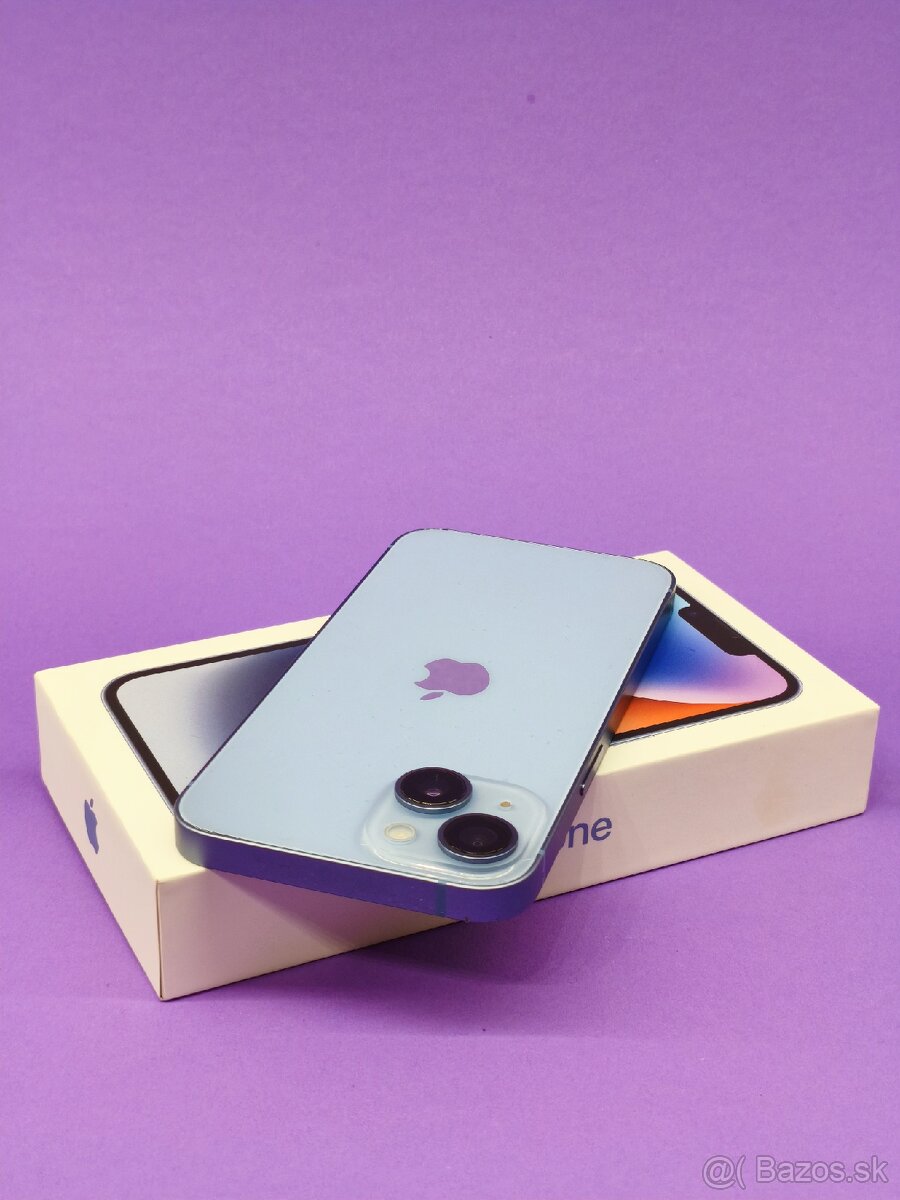 Iphone 14 128gb, stav A, 🔋 100%, Záruka - 4