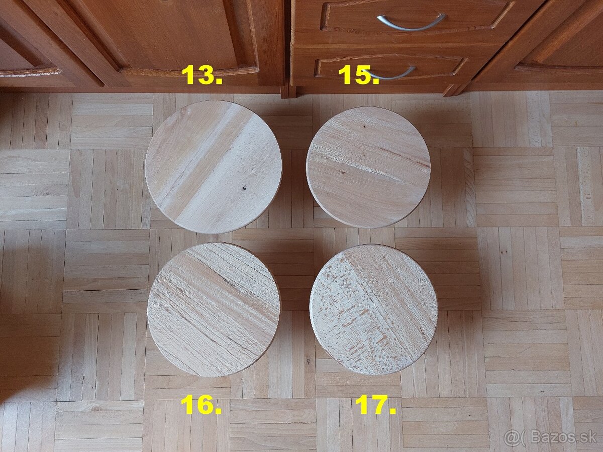 Drevený podnos na tortu, koláče, chlebíčky - 4