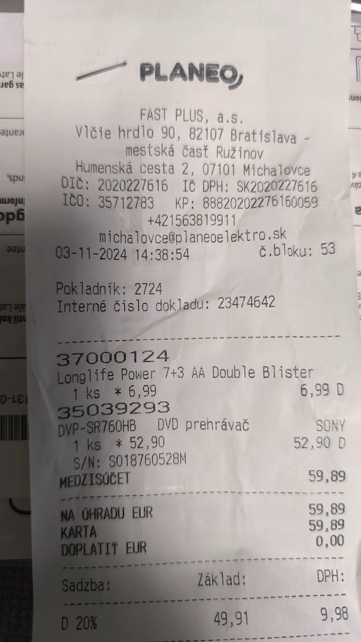 DVD prehrávač Sony DVP-SR760H - 4