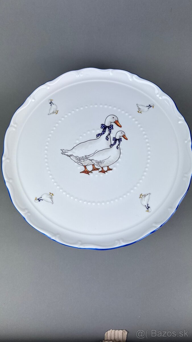 Podnos na tortu, NOVÝ, husy - 4