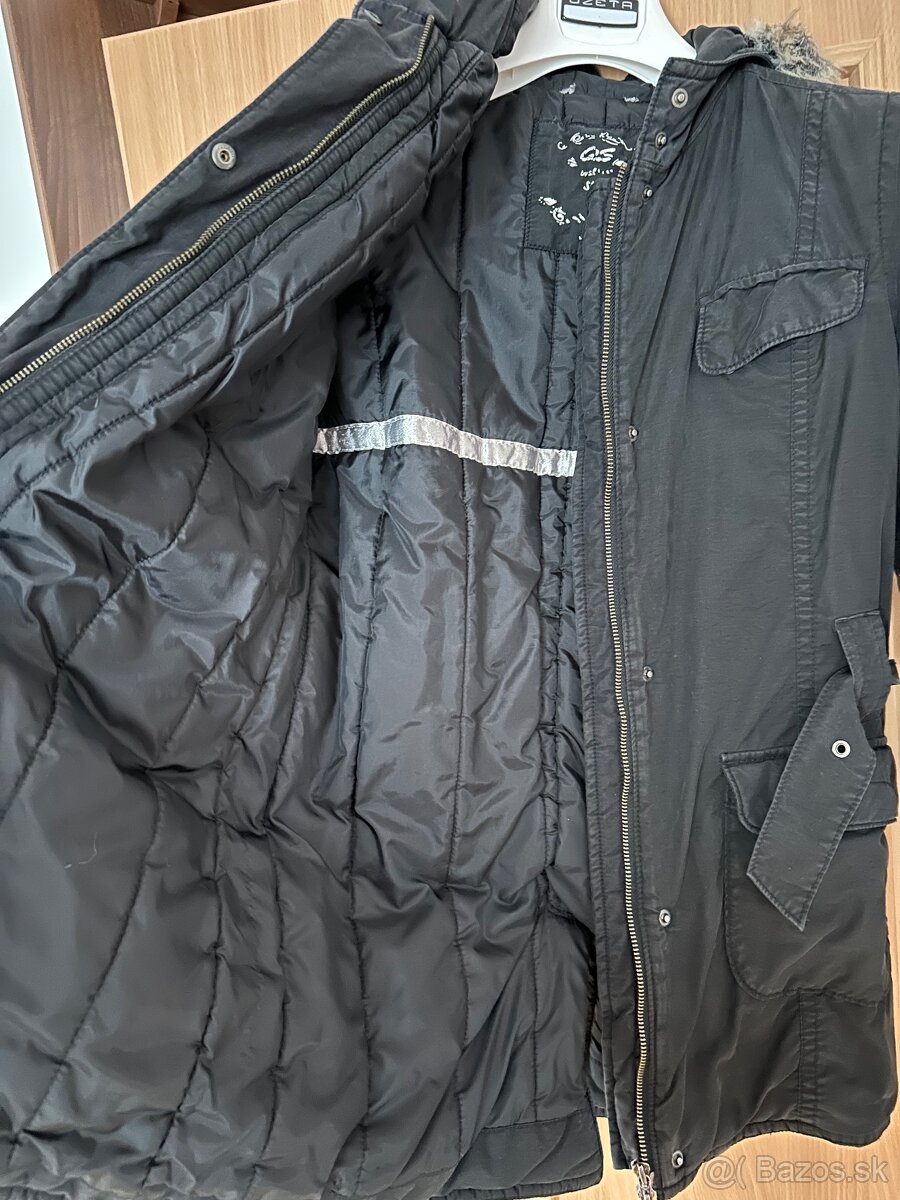 Damska tepla predlzena bunda S’oliver vel. S - 4