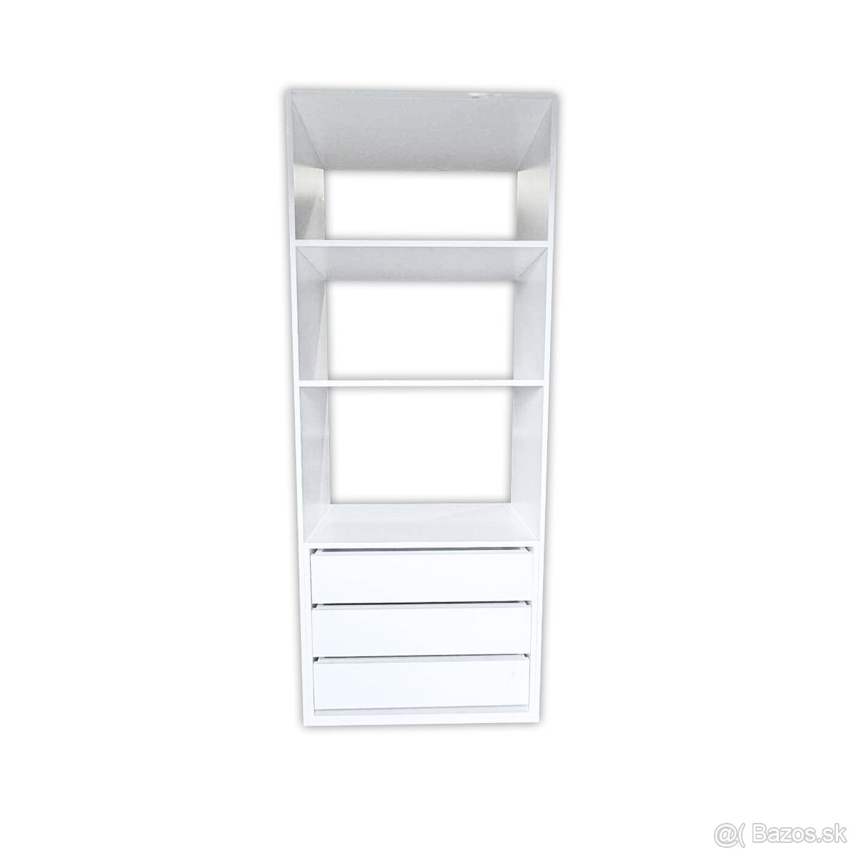 Predám šatníkové regále - úplne NOVE - DEKOR - Biela - 4