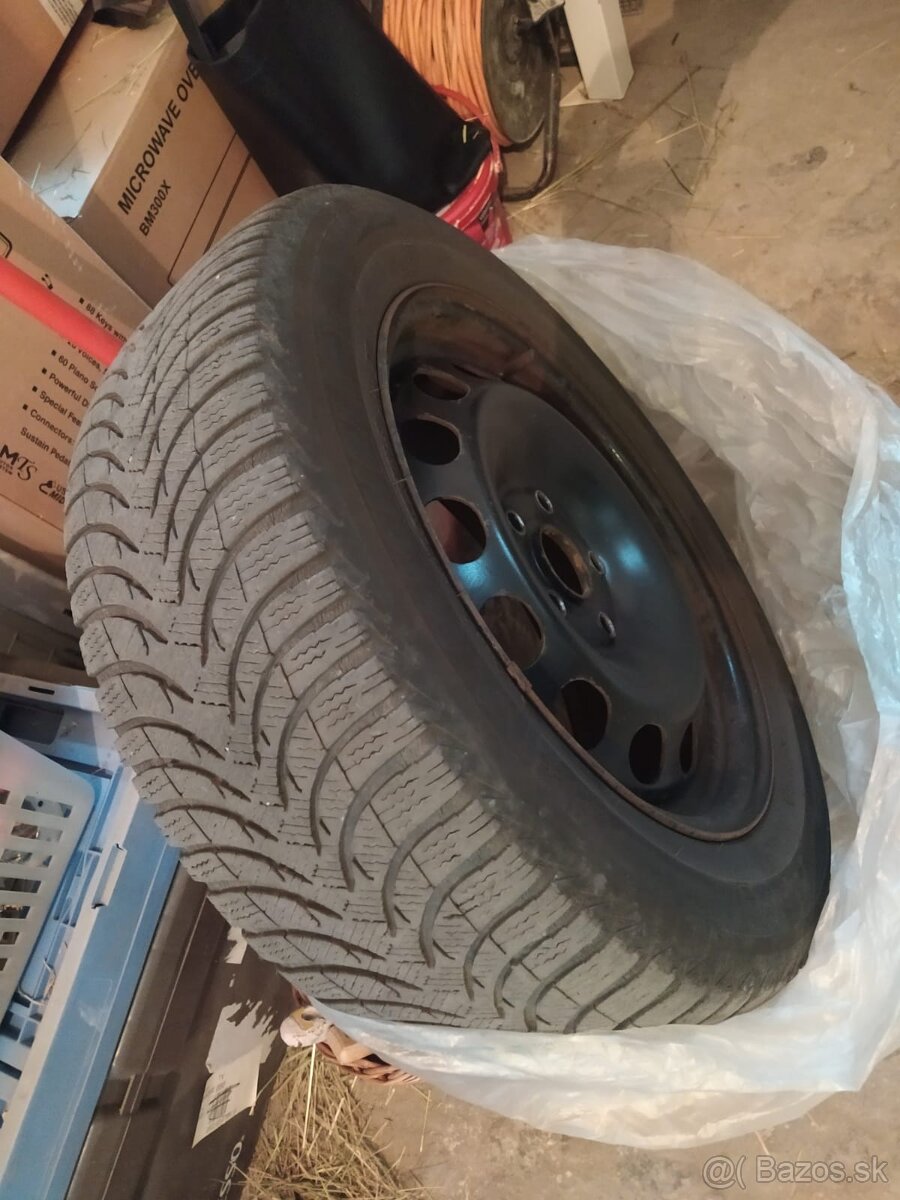 Zimné pneumatiky na plechových diskoch 205/55/r16 - 4