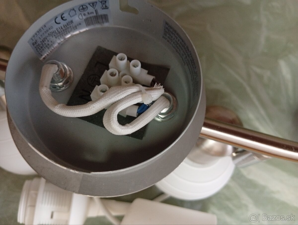 Bodové stropné svietidlo s stolná lampa retro. - 4