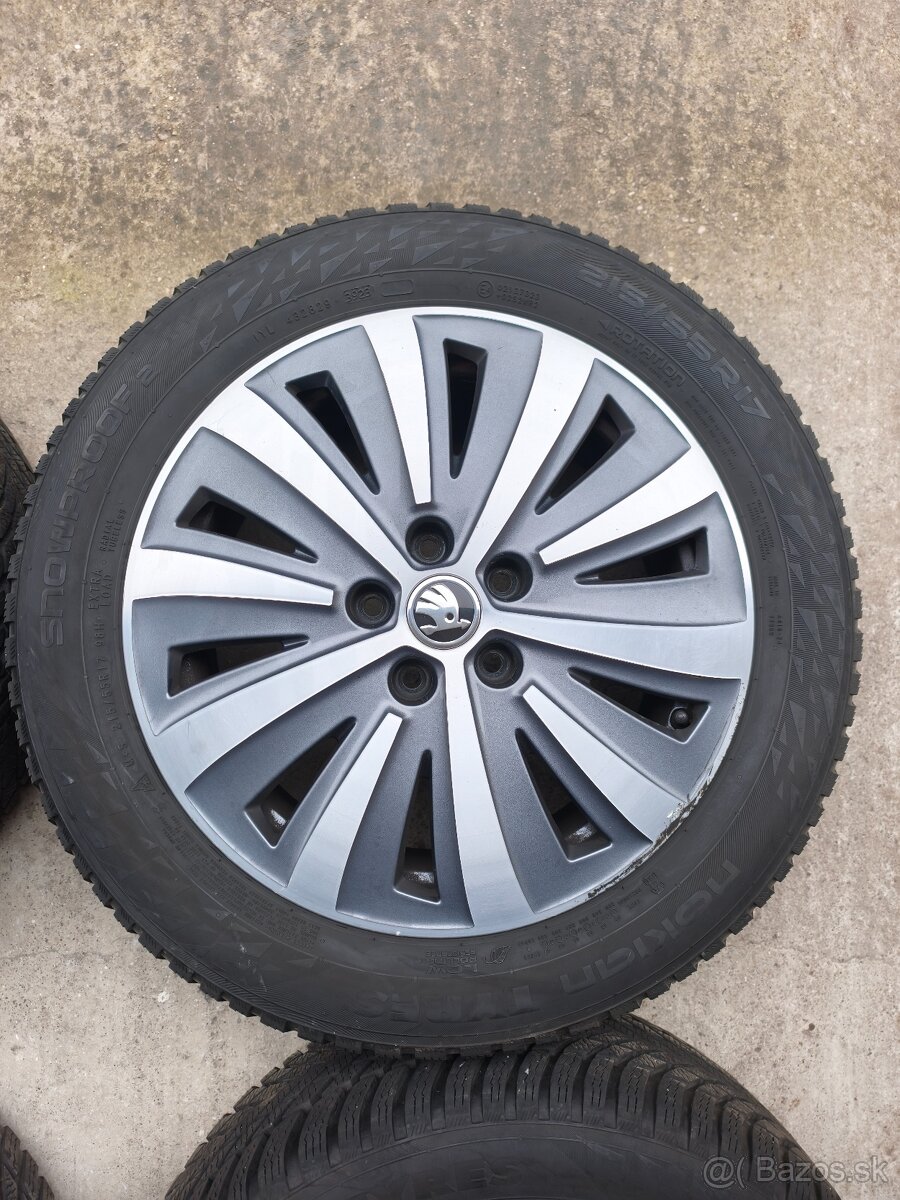 Zimné komplety Škoda 215/55 R17 98H - 4