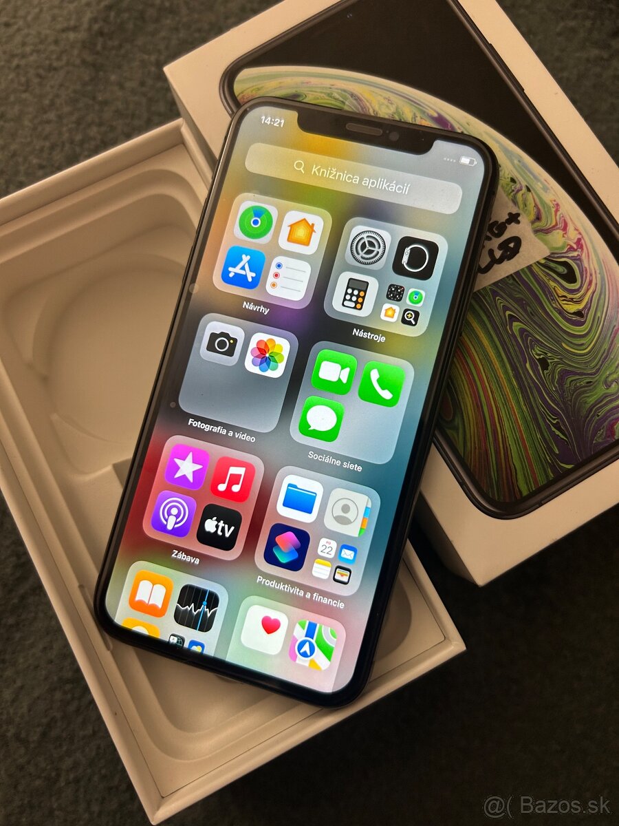 iPhone X 64GB black - 100% batéria - 4