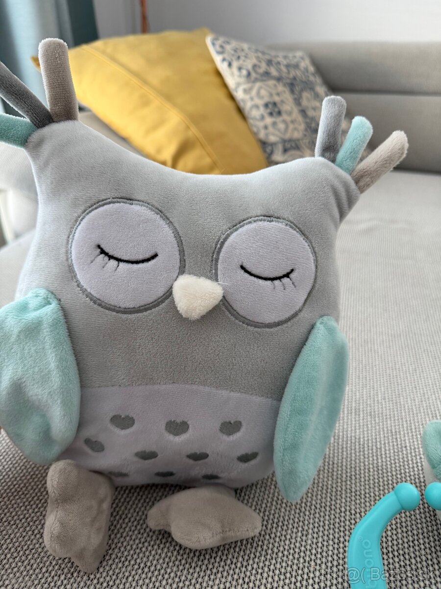 Detské plyšové sovičky - hrkálky - 4