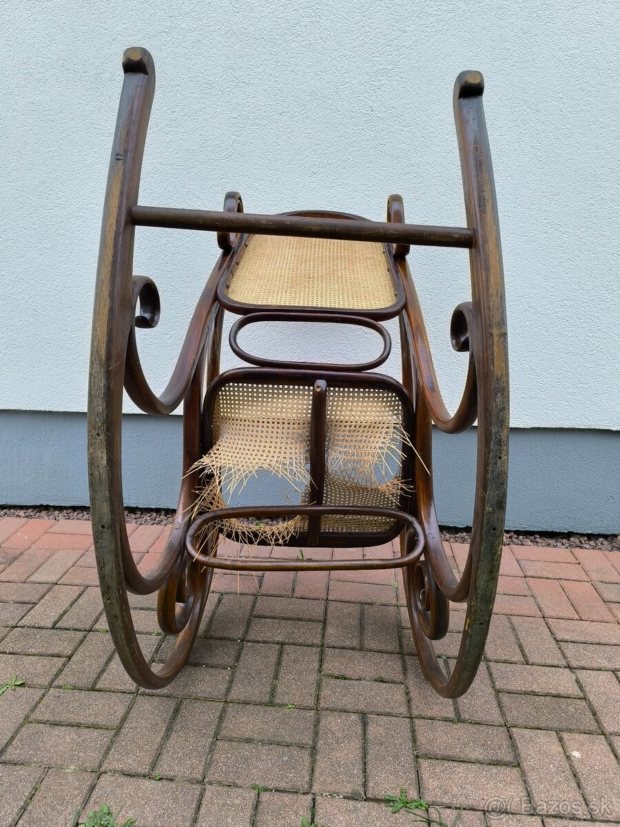 Starozitne hojdacie kreslo. - 4