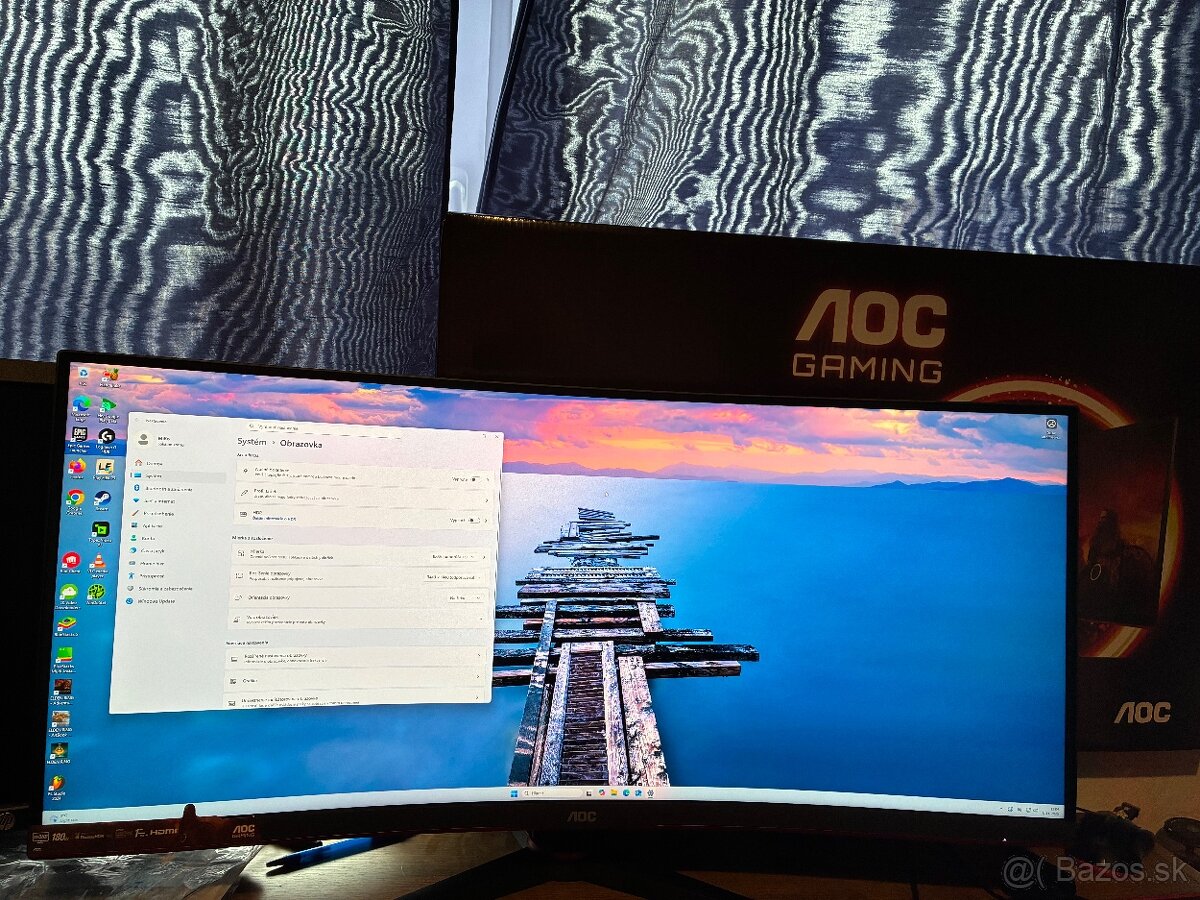 NOVÝ 34" AOC Gaming CU34G2XP/BK 21:9 prehnutý - 4