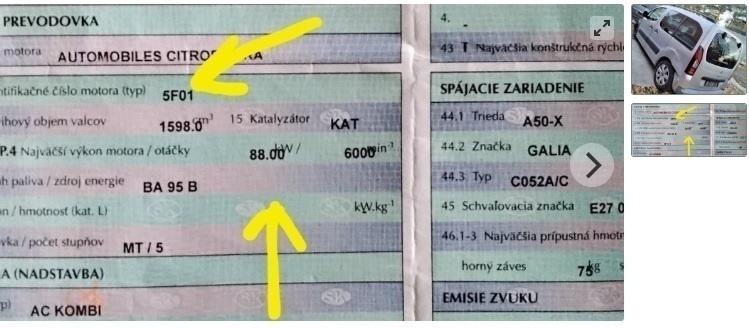 CITROEN BERLINGO 1.6 VTI 2013 predám MOTOR 5F01, PIATE DVERE - 4