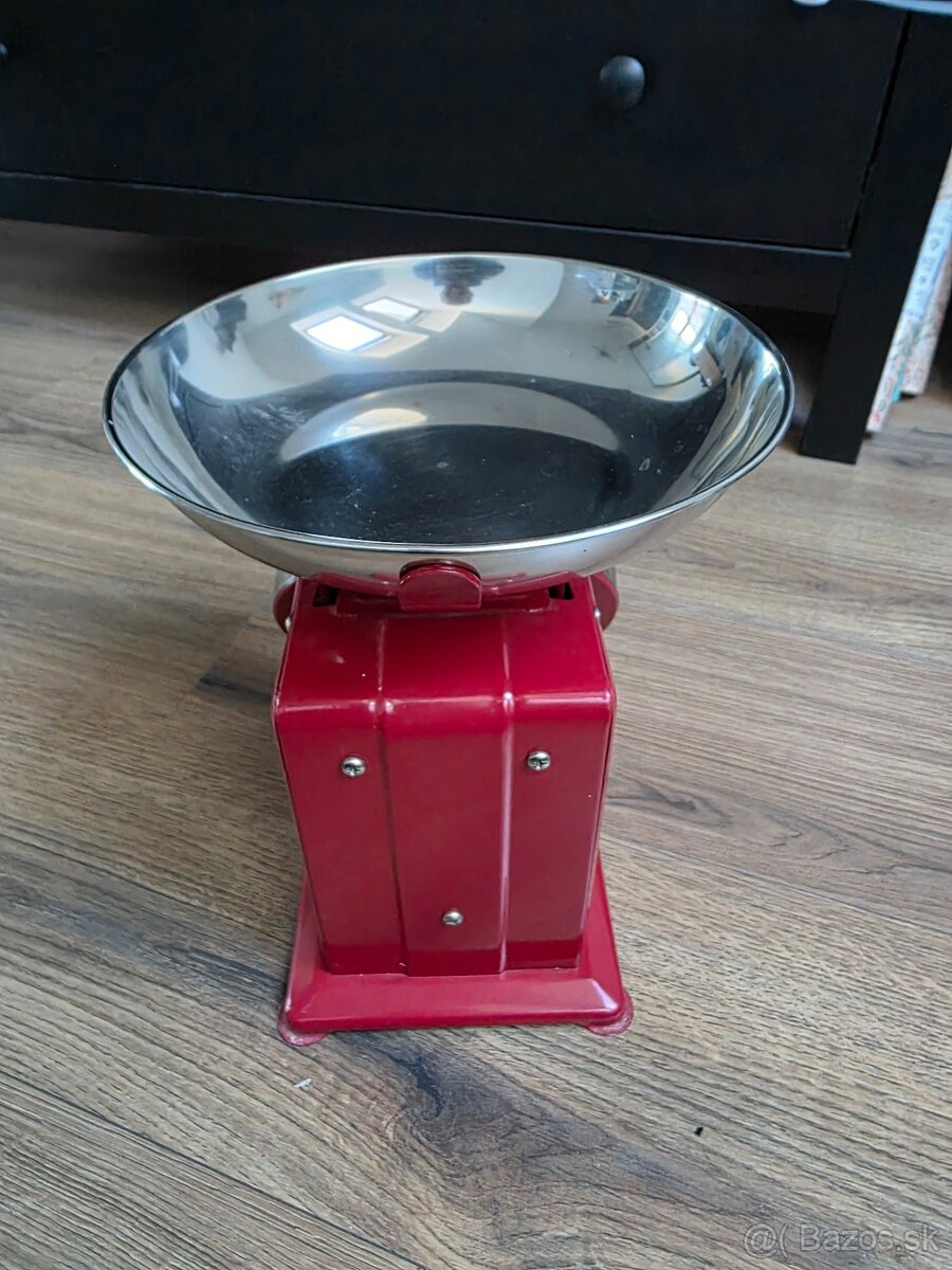 Retro mechanická kuchynská váha celokovová - 4