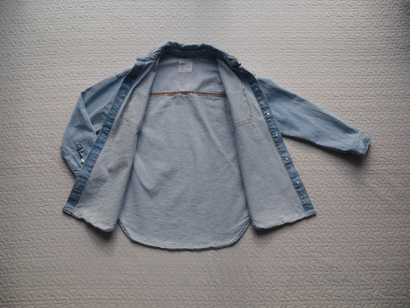 dámska džínsová bunda - bundo-košeľa Primark, veľkosť S - 4