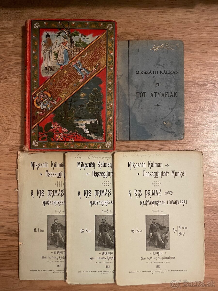 Knihy staré maďarské-maďarskí básnici a spisovatelia - 4