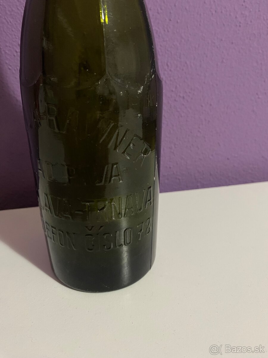 Pivova flasa Bratislava-Trnava 1913 - 4