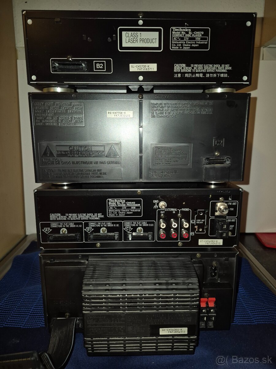 Kvalitný Technics mini systém CH540 z DO a repro. - 4