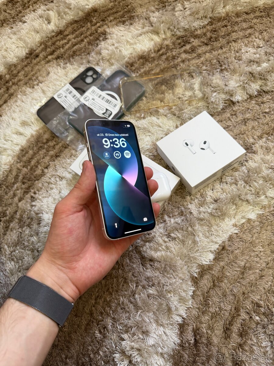 iPhone 13+ AirPods 3+ ochrane skla a kryty - 4