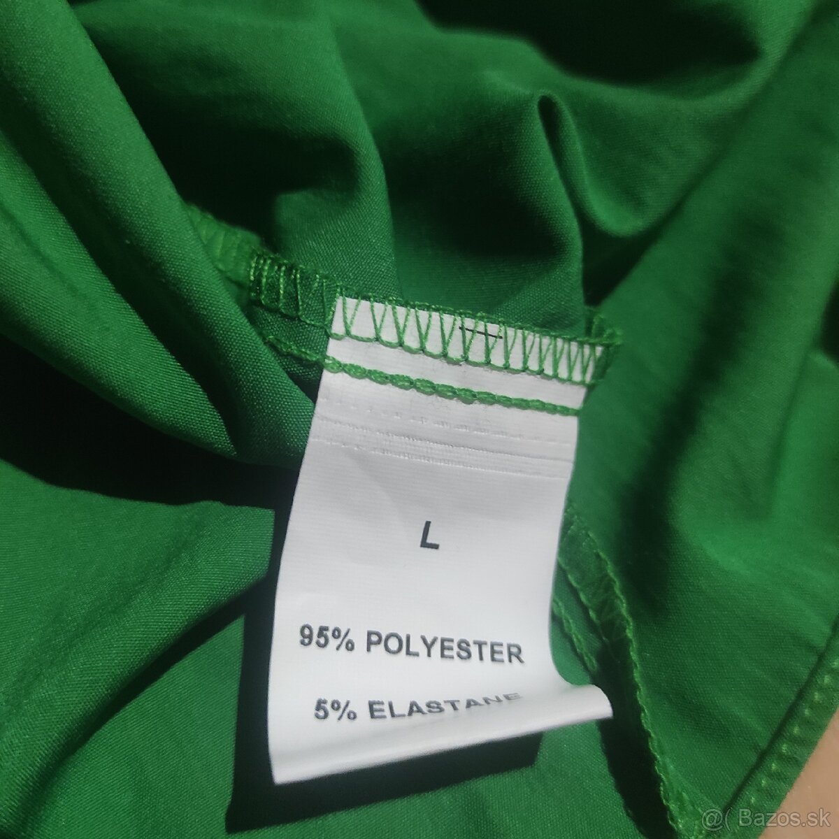 Zelené šaty s volánikmi - 4