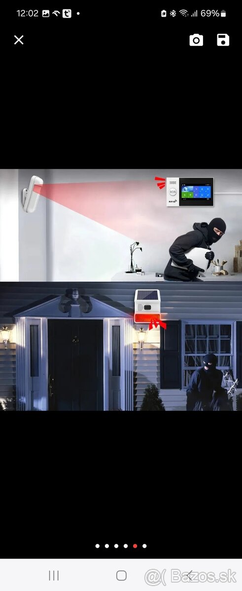 Solar wifi alarm tuya Smart - 4