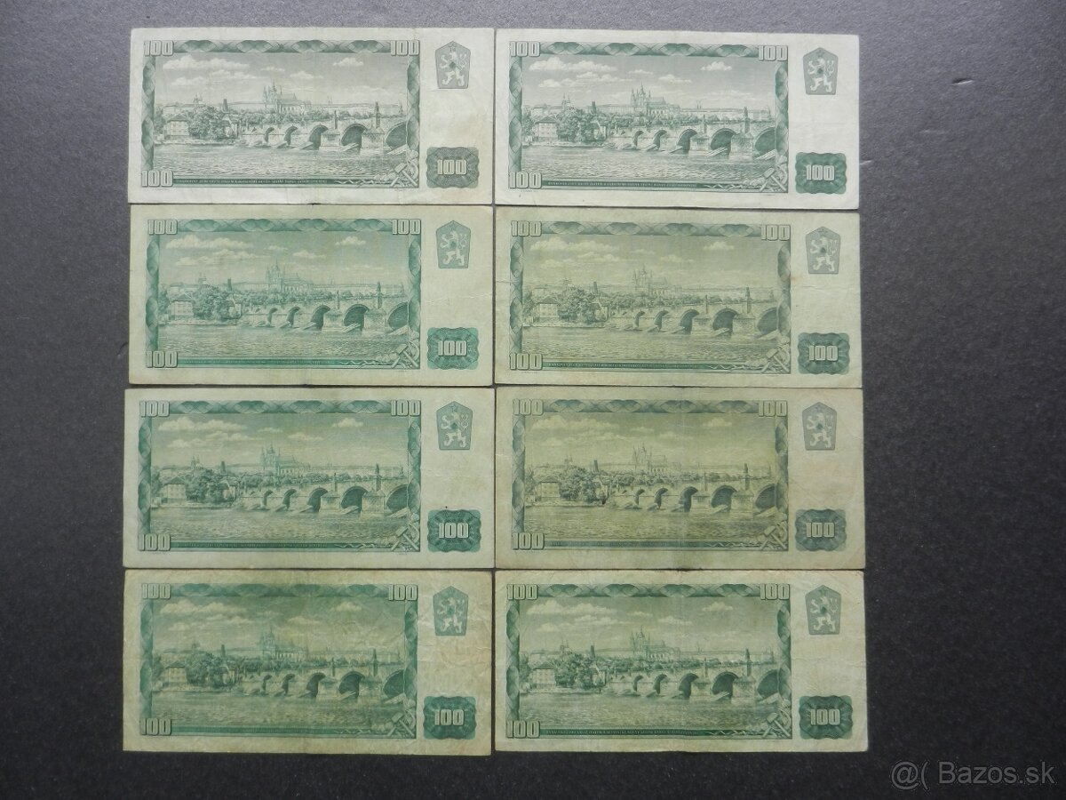 Československe bankovky rôzne serie - 4
