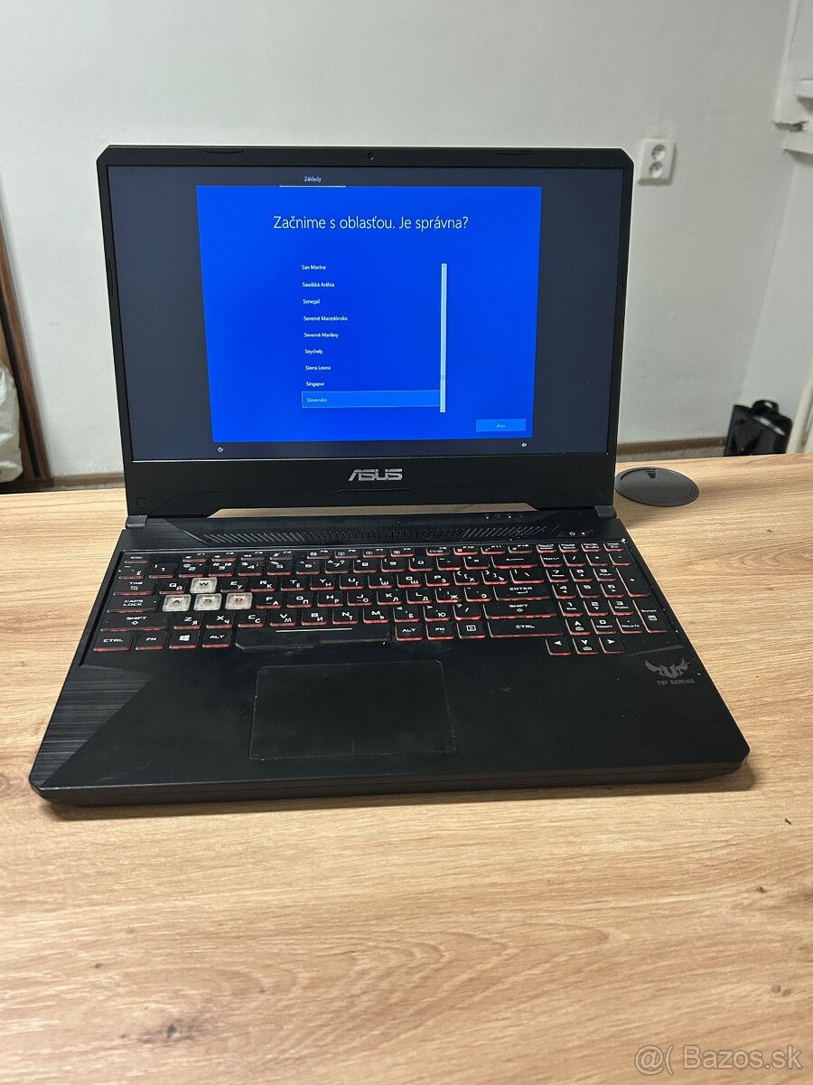 Predám Asus Tuf Gaming FX505DU Minimálne Známky - 4