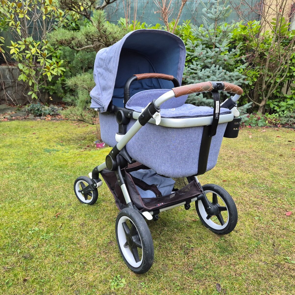 Kočík Bugaboo Fox, farba Blue Melange - 4