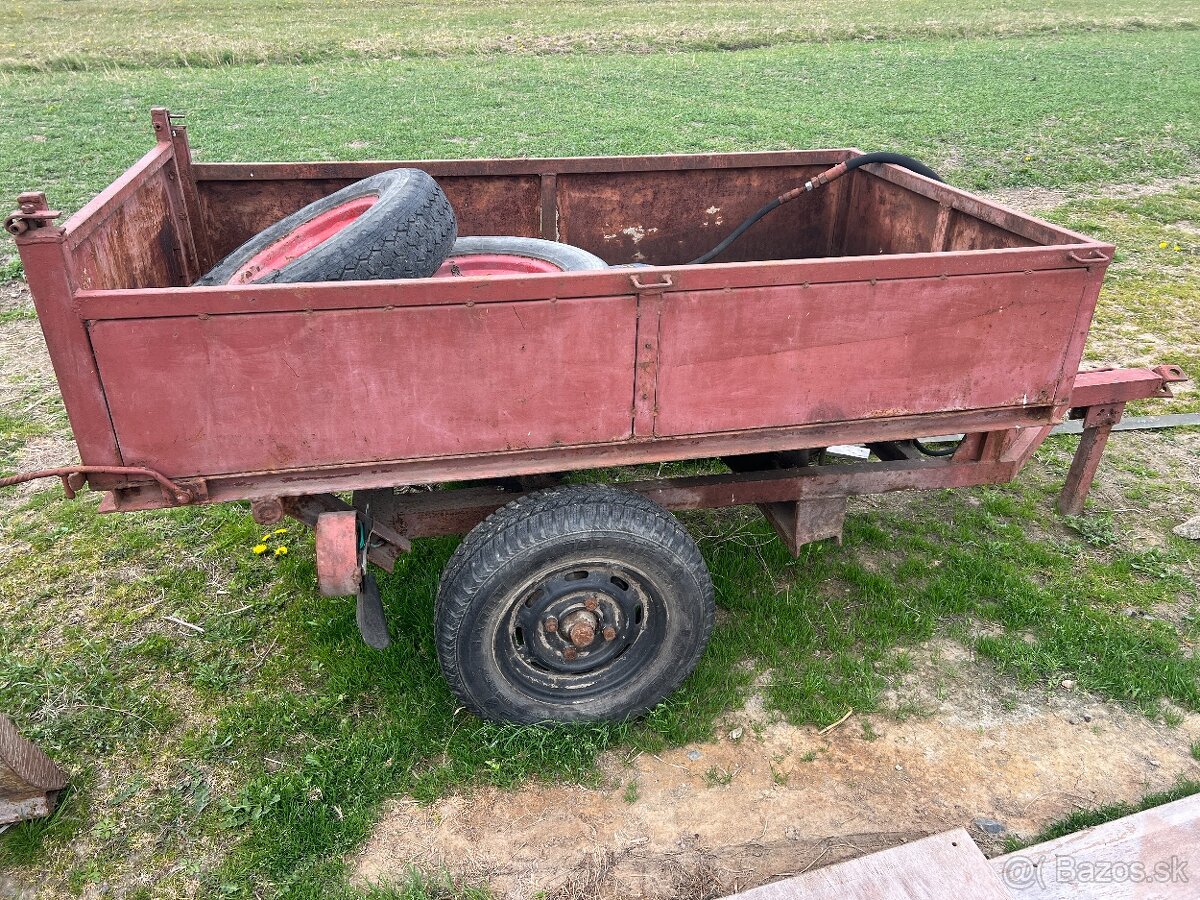 Dvojkolesná vyklápacia vlečka - 4