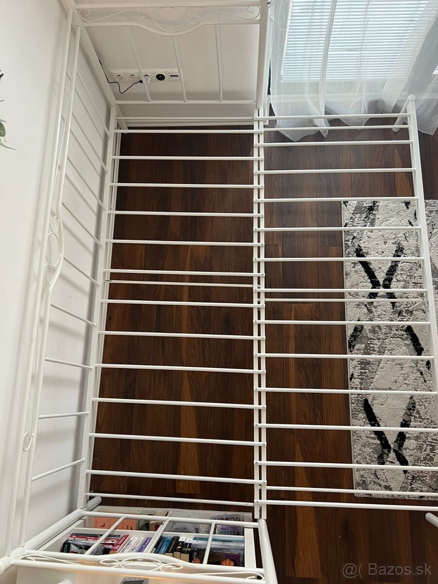 Kovová rozkladacia postel - 4