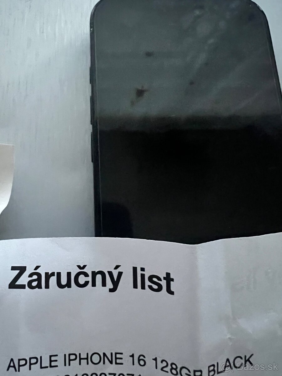 Iphone 16 128GB Black v záruke - 4