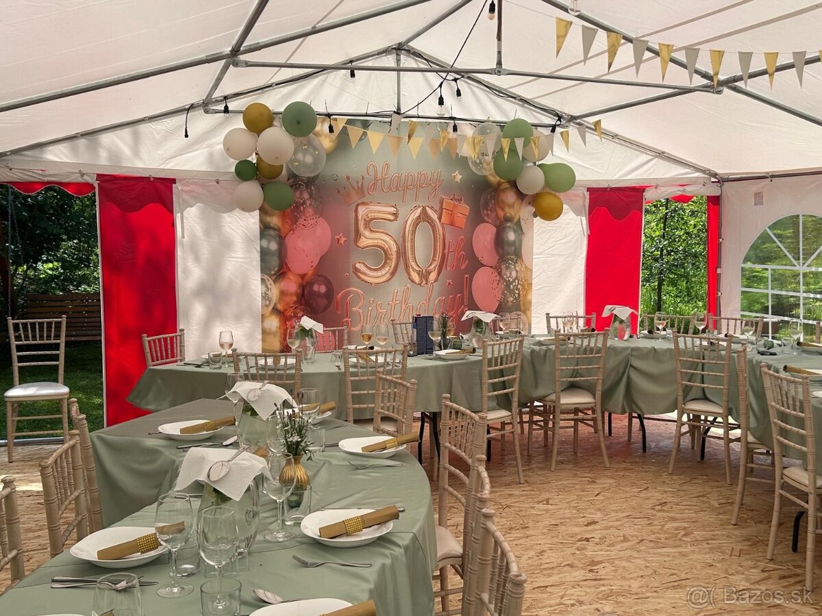 Prenajom noveho party stanu 6×12 m - 4