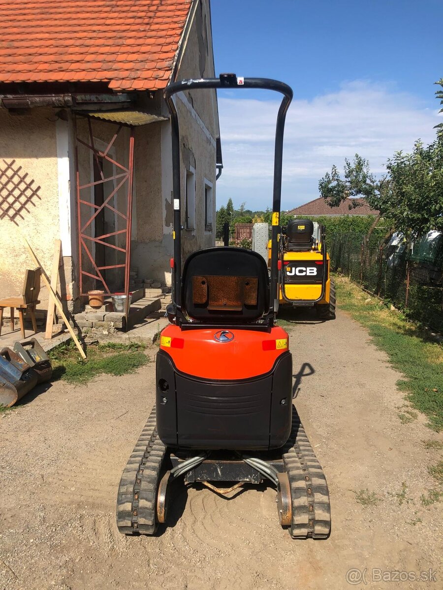 KUBOTA U10 bagr bez přesahu zádě - 4