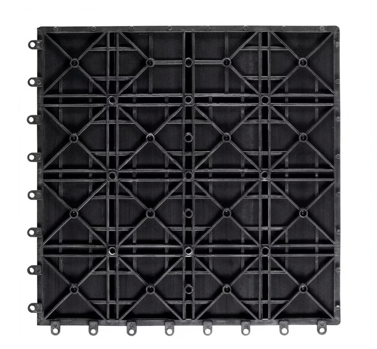 WPC dlaždice 30x30cm klasická antracit sada 11 ks - 4