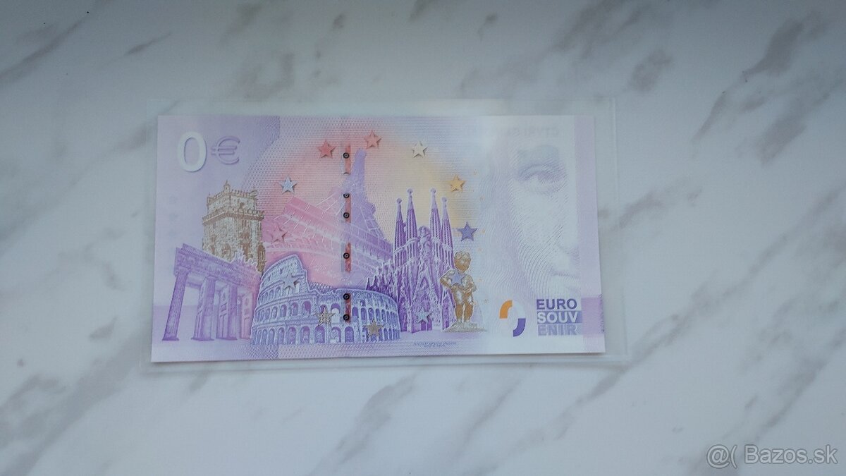 Bankovka 0 eur. Suvenír. - 4