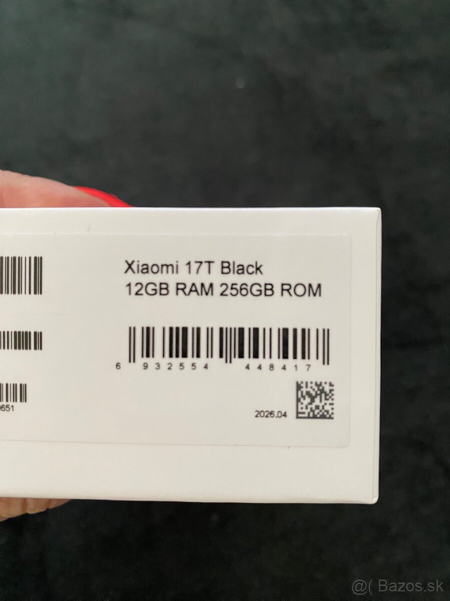 Xiaomi 17T 12g/256 - 4