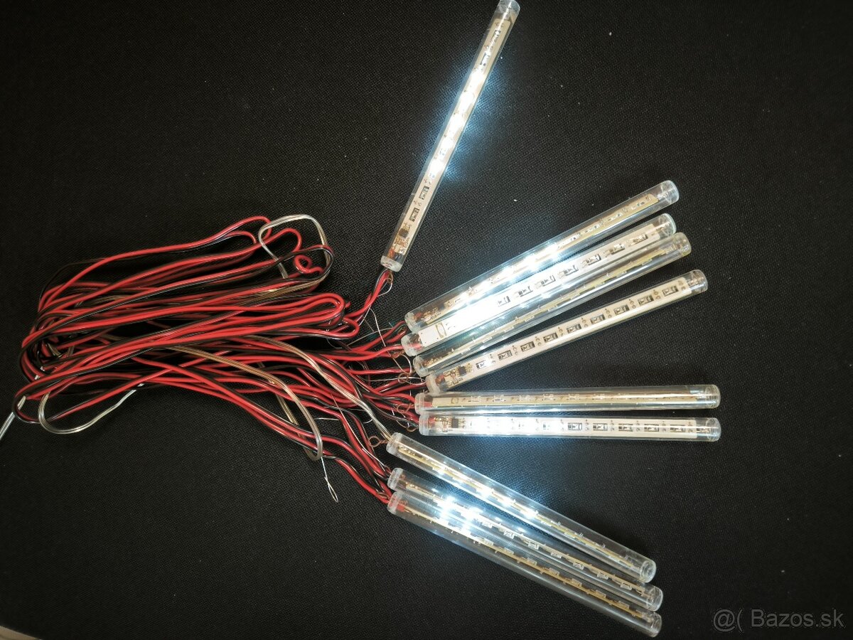 Vianočná LED reťaz meteor, padajúci dážď - 4
