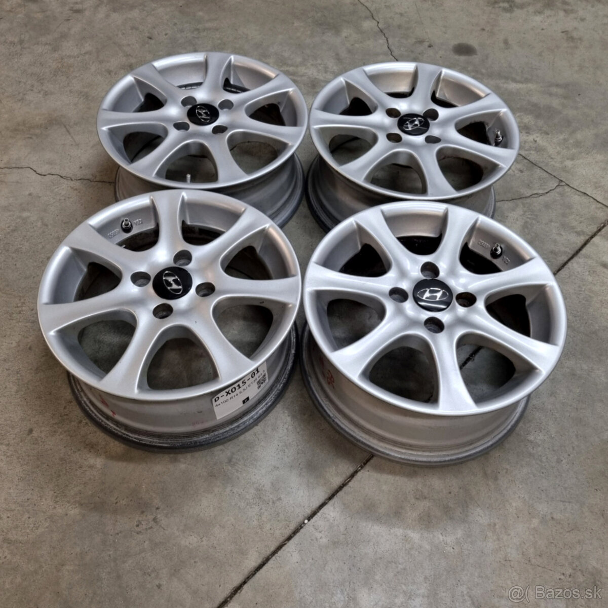 Hliníkové disky 4x100 R14 5,5J ET35 - 4