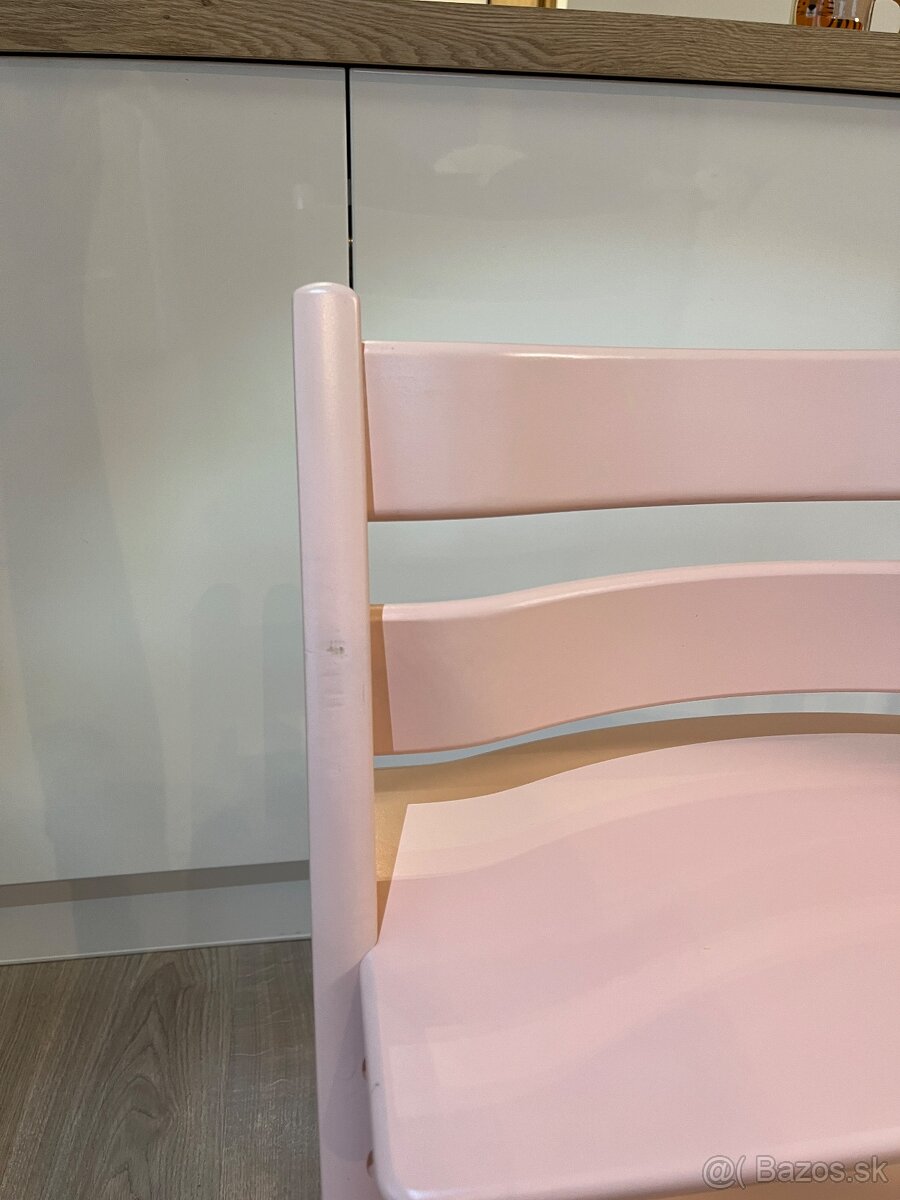 Stokke Tripp Trapp detska rastuca stolicka Serene Pink - 4