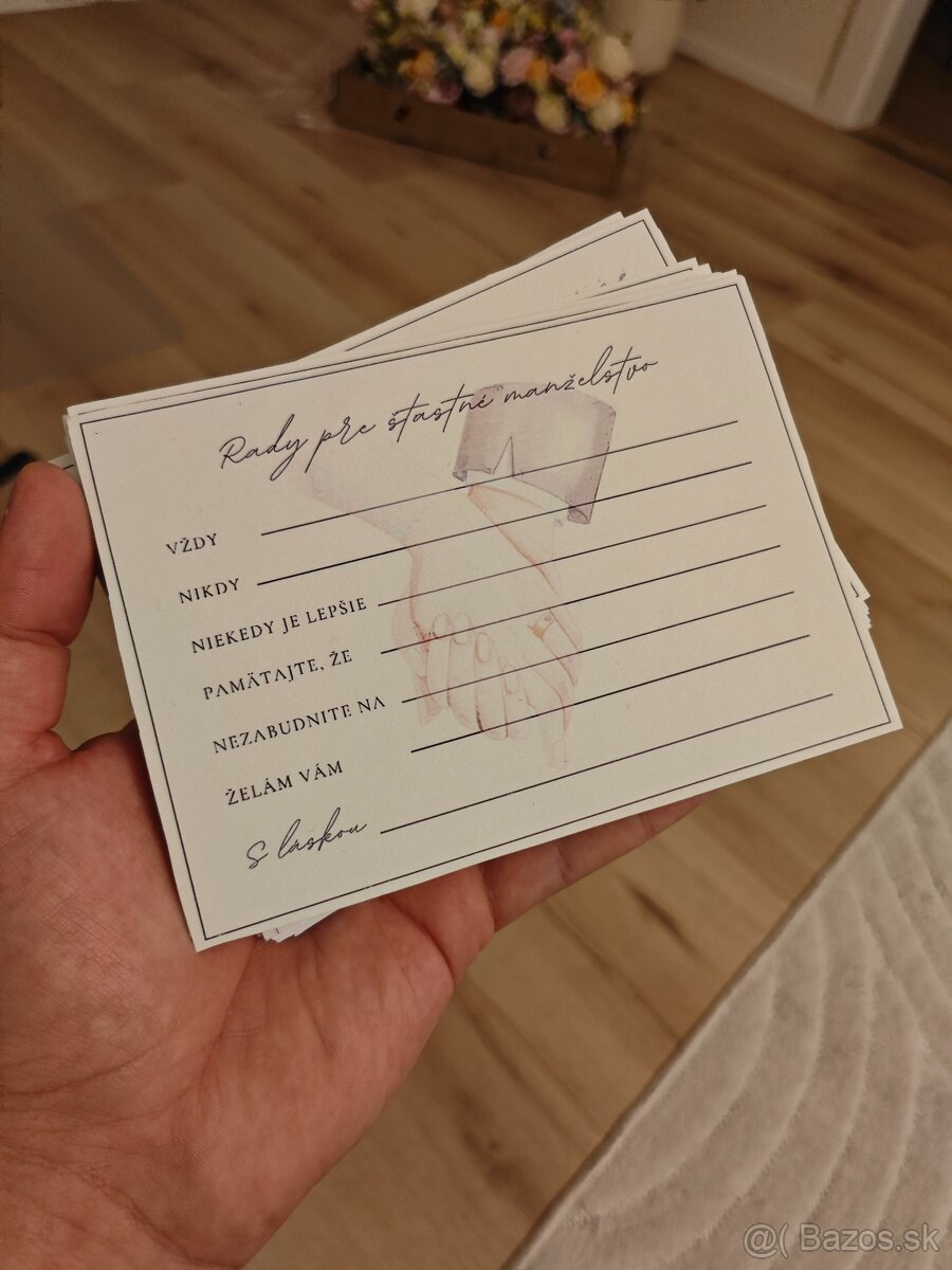 Svadobné kartičky, doplnky - 4