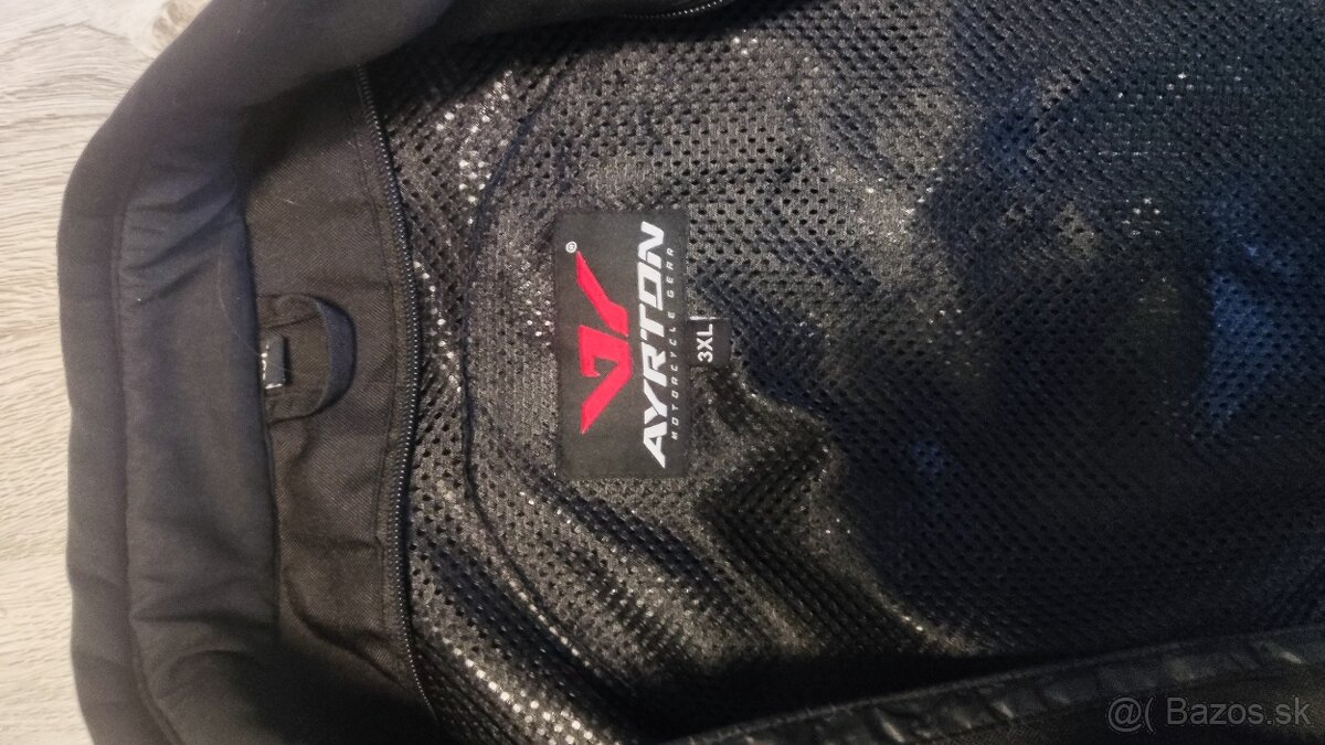 Dámska bunda na motocykel Ayrton Tracy, čierna - 4