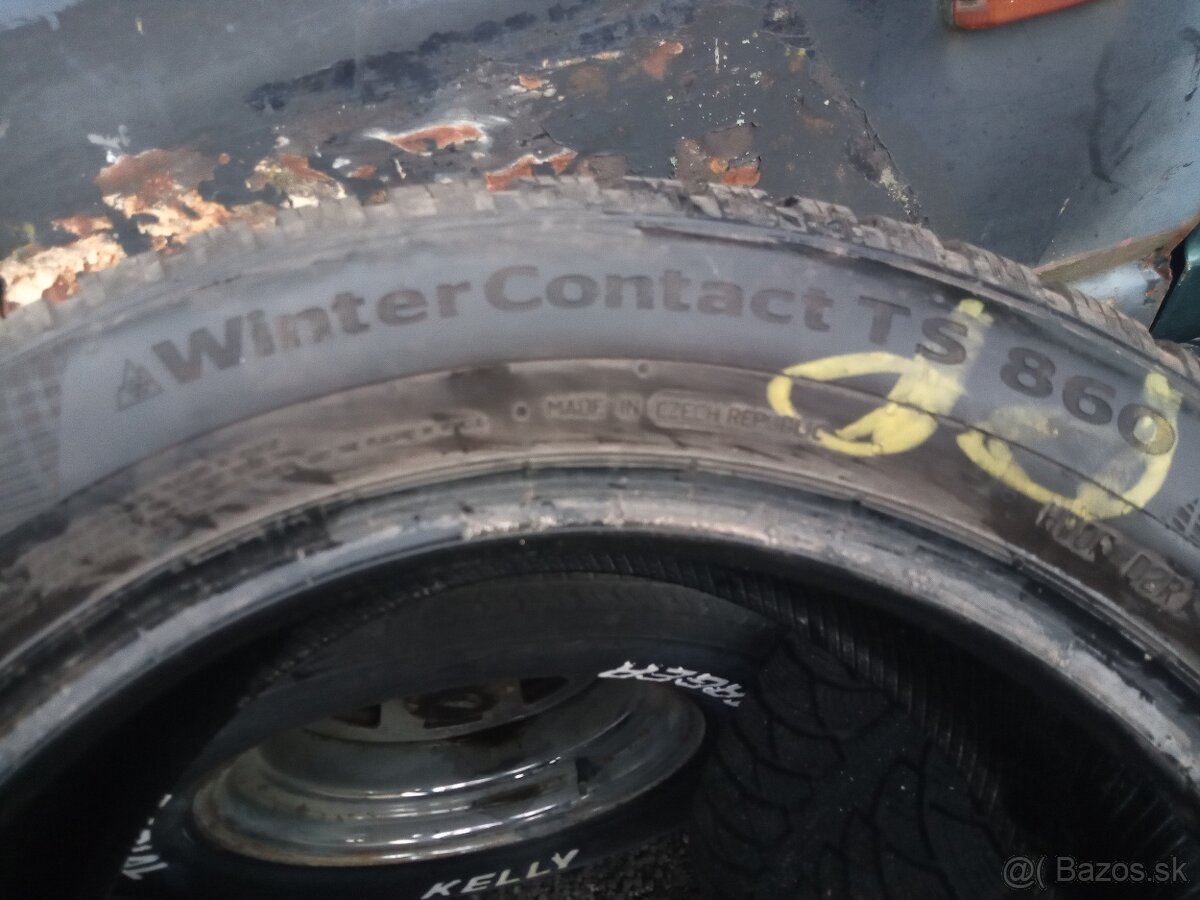 Predám 1ks zimná pneumatika Continental 205/55R16 - 4