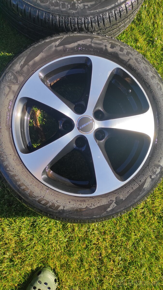 Predám Alu kolesá BORBET R16 + letne pneu - 4
