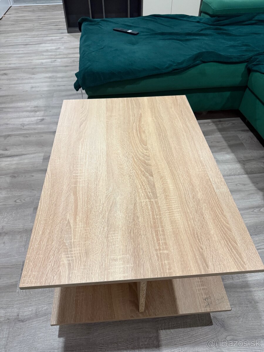 Konferenčný stolík - dub sonoma - 4