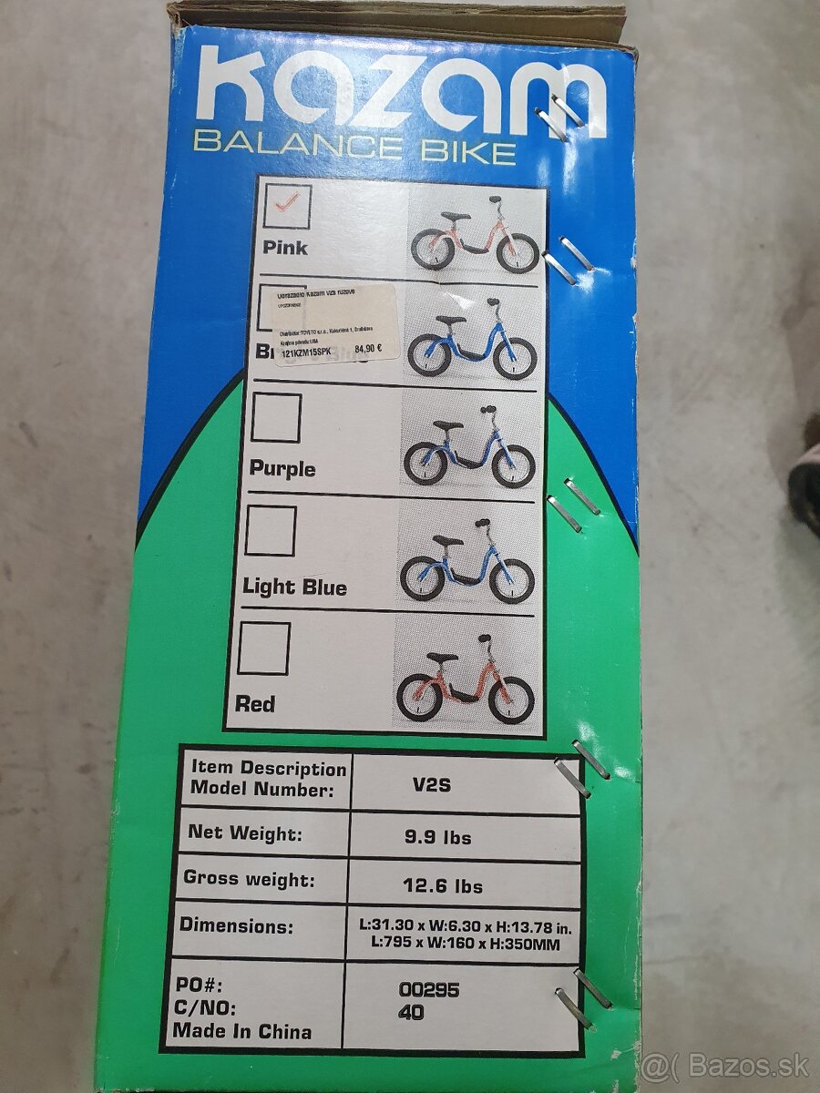 Odrážadlo KAZAM V2s ružové pc 85€ NOVÉ ZABALENÉ nevhodný da - 4