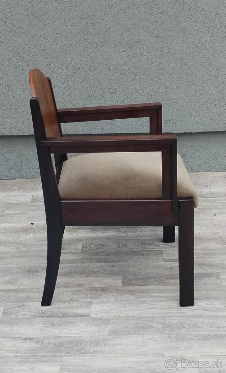 Sada 6 jedálenských stoličiek ” ART DECO “. - 4