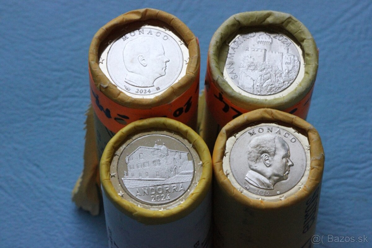 Obehové euromince 2euro v UNC - 4