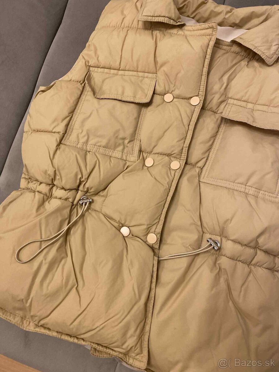 Hnedá dámska vesta - 4