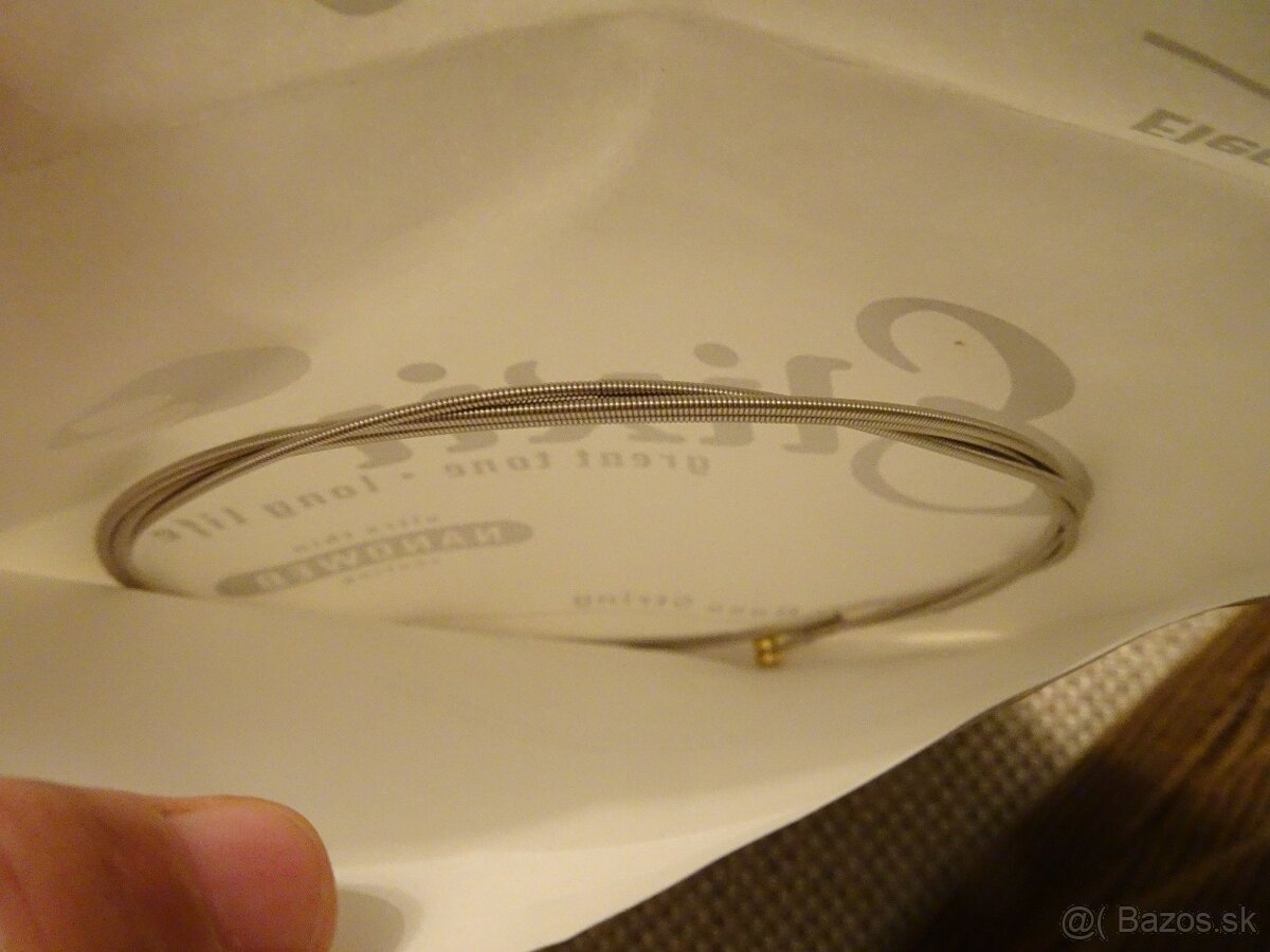 Predám NOVÉ STRUNY ELIXÍR, Nano Web,Light Medium - 4