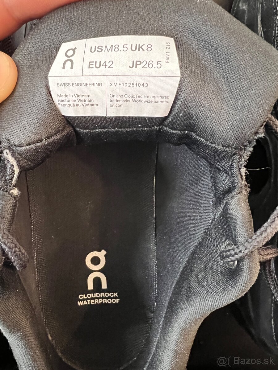 ON CLOUDROCK LOW WP velkost 42 - 4