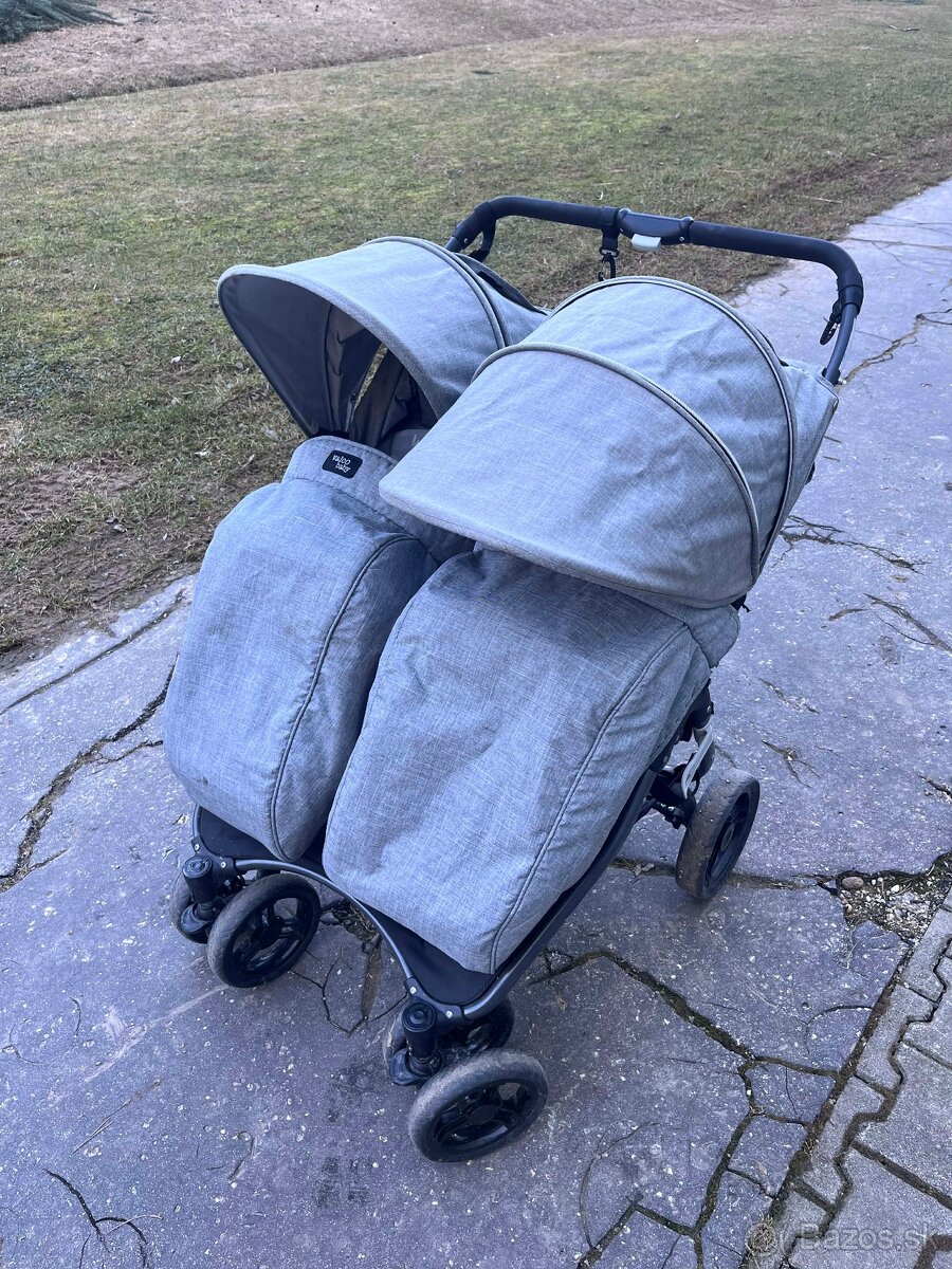 Kočík pre dvojičky / súrodenecký kočík - 4