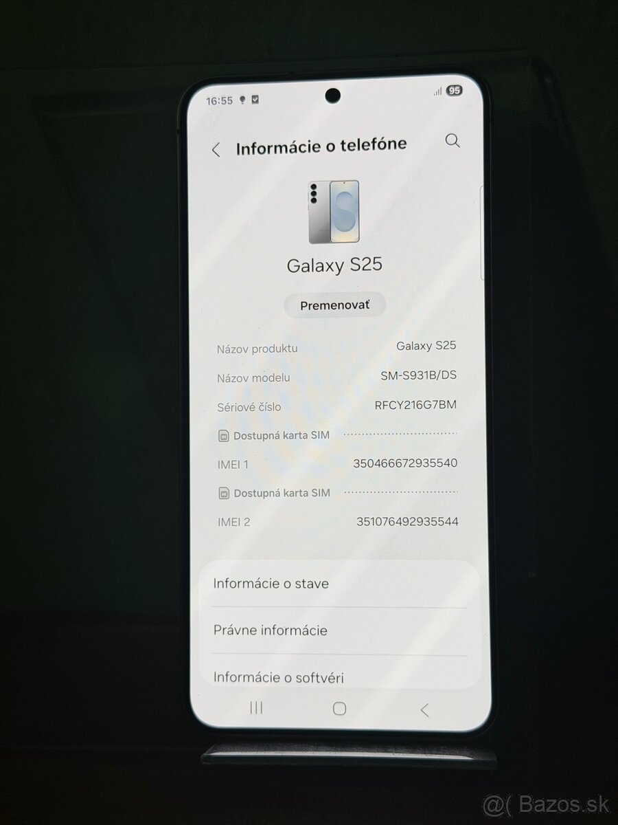 PREDANÉ Dobrý deň Ponúkam na predaj Samsung Galaxy S25 256GB - 4
